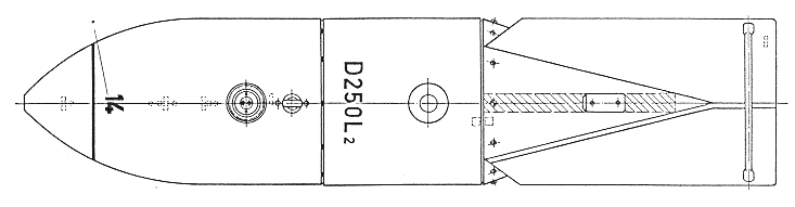 Splitterbombe SD 250 L2